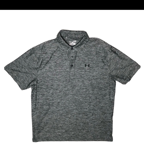 Under Armour Men's Charcoal Polo Shirt - Picture 1 of 3